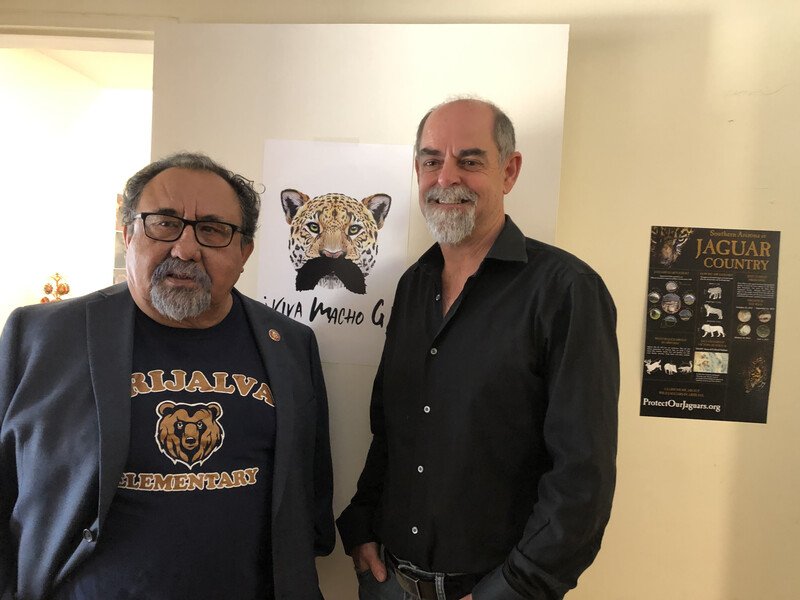 Rep. Grijalva with Kieran Suckling