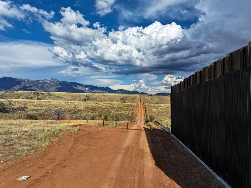 San Rafael Valley border wall construction