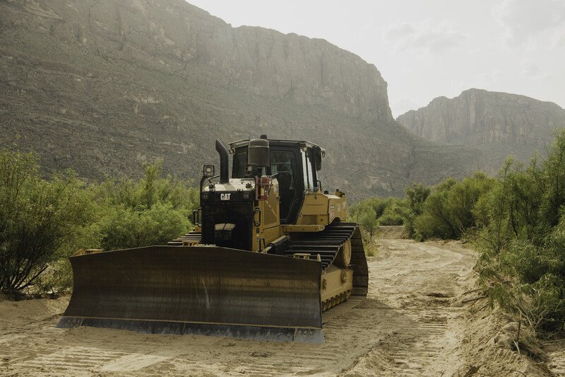 Bulldozer in Big Bend National Park