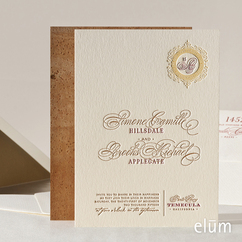 Affordable letterpress wedding invitations elum