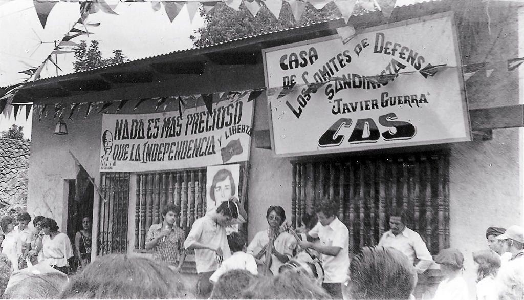 Casa de los Comité de Defensa Sandinista (CDS) en el barrio Javier Guerra. 19 de octubre de 1979. LA PRENSA/ARCHIVO