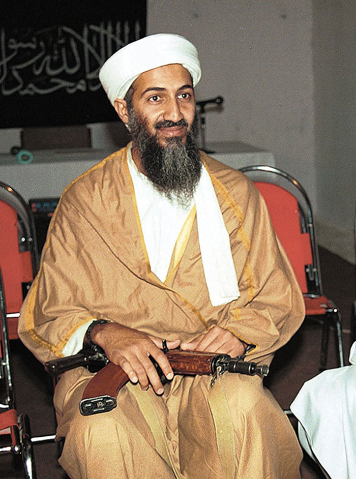 Osama Bin Laden, el supuesto cerebro tras el atentado terrorista a las Torres Gemelas de Nueva York. LA PRENSA/ AP/ ARCHIVO