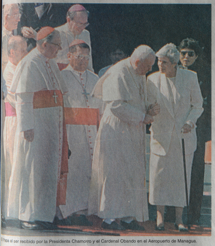 Papa Juan Pablo II, Juan Pablo II, Papa en Nicaragua,