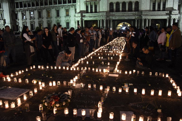 Guatemala, incendio, incendio en Guatemala, niñas quemadas en Guatemala
