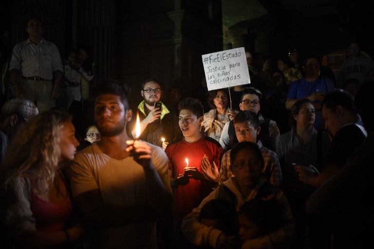 Guatemala, incendio, incendio en Guatemala, niñas quemadas en Guatemala