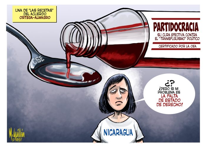 Caricatura del diario La Prensa correspondiente a la edición del sábado 11 de marzo de 2017