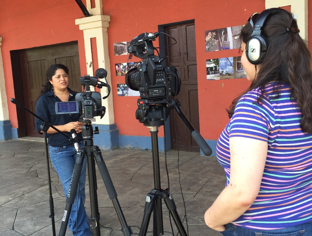 Joven cineasta Heydi Salazar. LA PRENSA/FOTOS CORTESÍA/ TANIA ROMERO