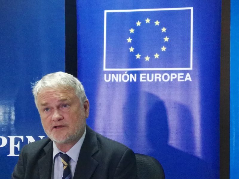 Kenny Bell, embajador de la Unión Europea en Nicaragua.