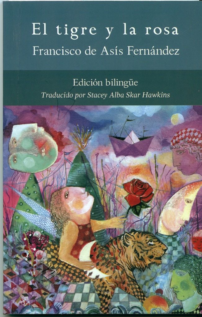 El poeta Francisco de Asís Fernández estrena su nuevo poemario El tigre y la rosa, edición español- inglés, traducido por Stacey Skar Hawkins. La portada es una acuarela realizada por Juan Carlos Mestre. LAPRENSA/Archivo