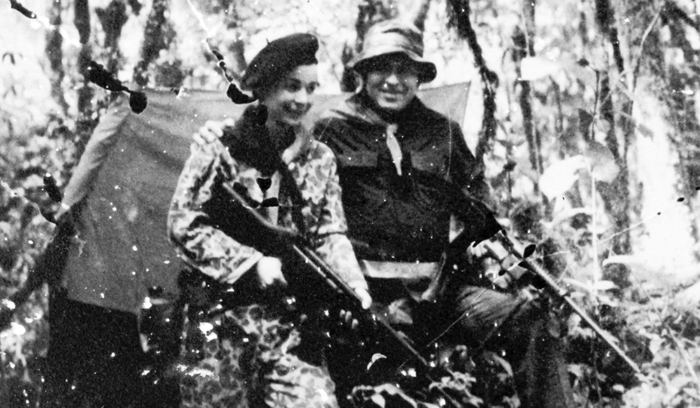 Los guerrilleros sandinistas Herty Lewites y Nora Astorga. LA PRENSA / Archivo
