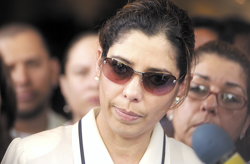 Carmen García, esposa de Herty Lewites. LA PRENSA / Archivo