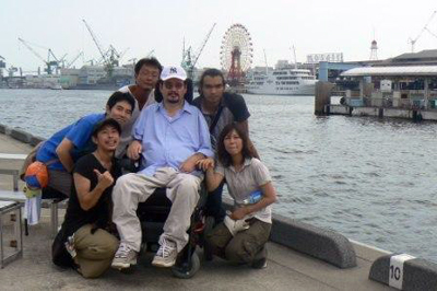 José Antonio Gutiérrez en Japón, en 2010. LA PRENSA / Cortesía.