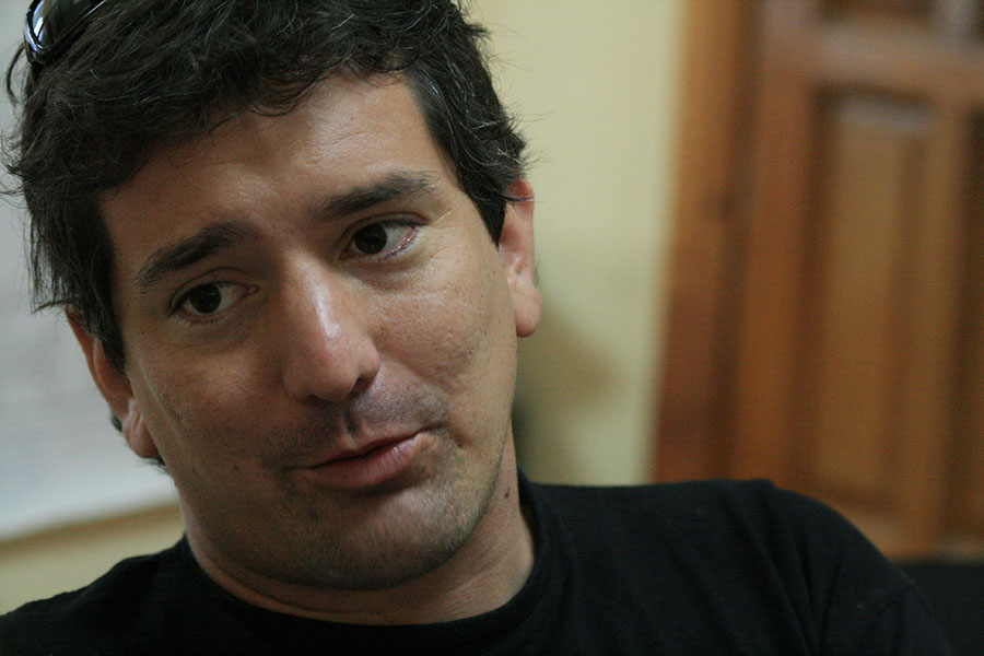 Escritor chileno Santiago Roncagliolo, Premio Alfaguara de novela 2006.LA PRENSA Archivo