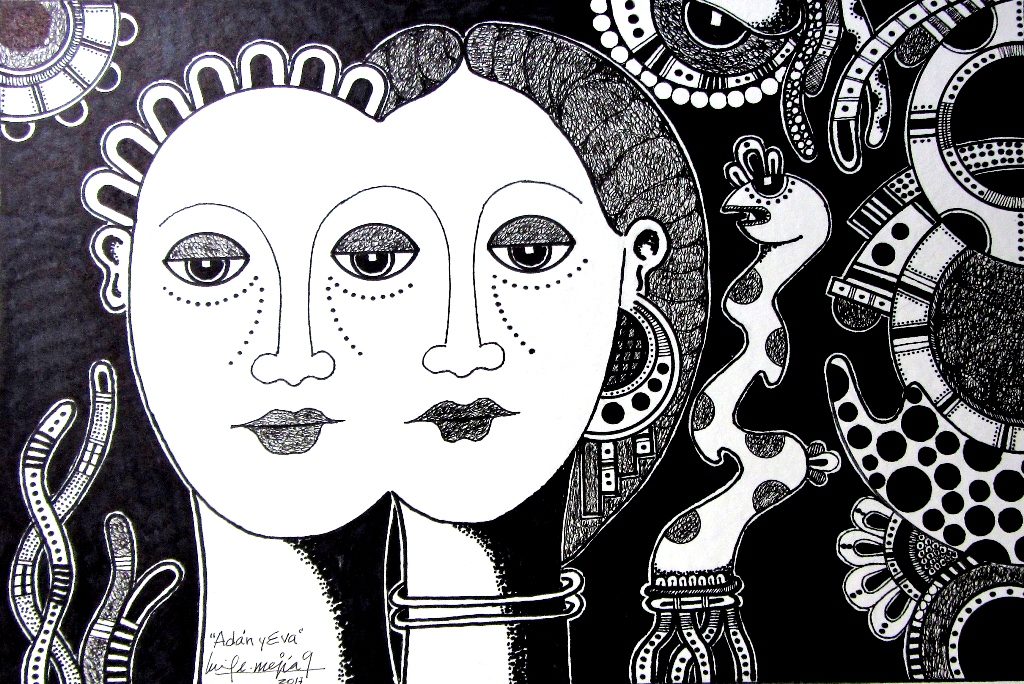 Dibujo de Luis Enrique Mejía Godoy. LAPRENSA/Cortesía