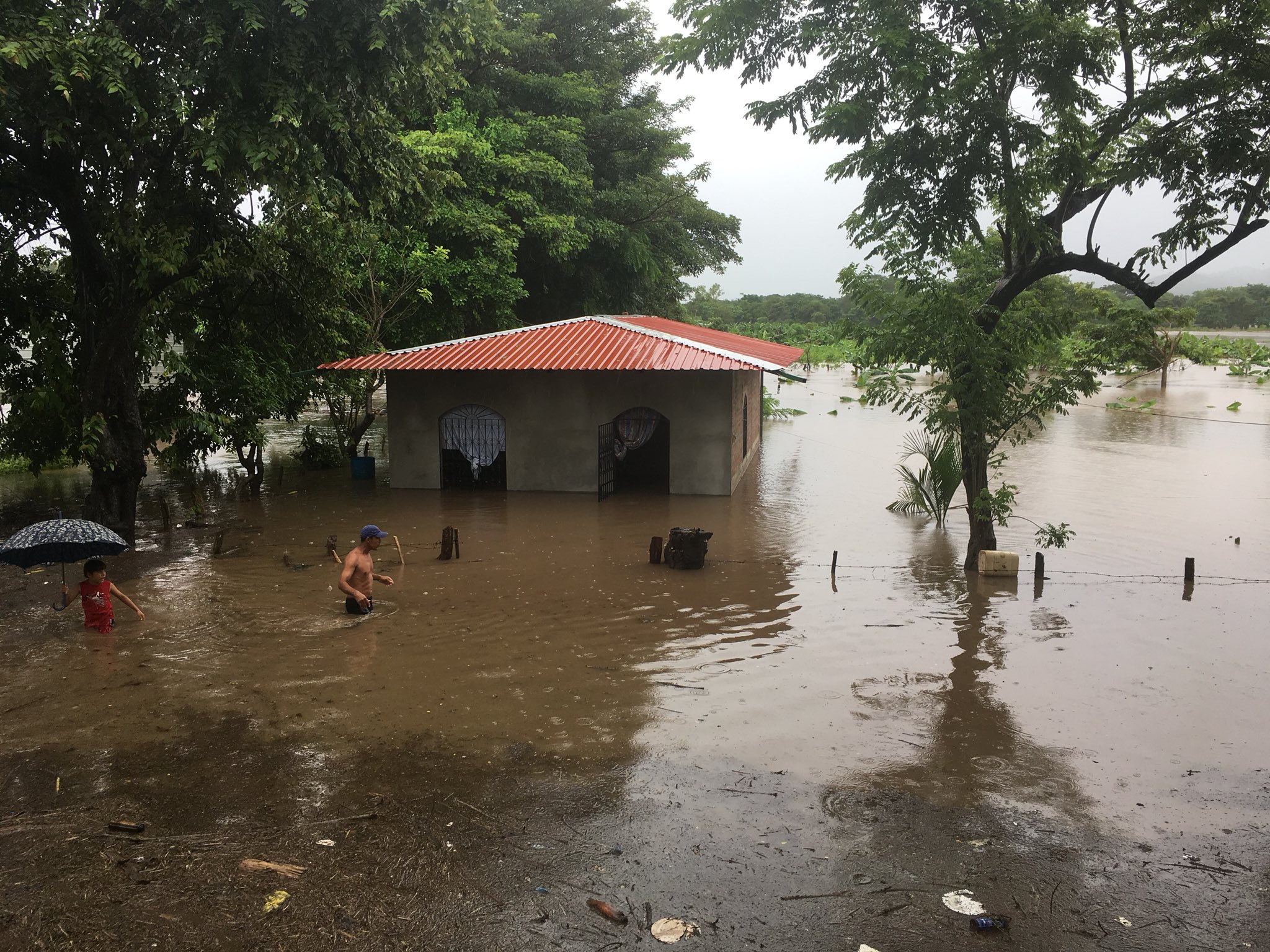 nate, tormenta nate, río ochomogo