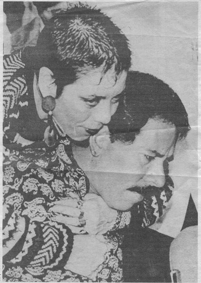 En las elecciones presidenciales de 1990 nadie esperaba que el Frente Sandinista perdiera. Días antes Ortega le pidió a Murillo que lo acompañara en el cierre de campaña y ella aceptó dudosa. Tenía tiempo de no aparecer públicamente. LAPRENSA/ARCHIVO