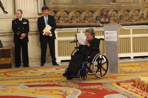 Poeta Claribel Alegría, Premio de Poesía Iberoamericana Reina Sofía. LAPRENSA/Cortesía Daniel Rodríguez Moya
