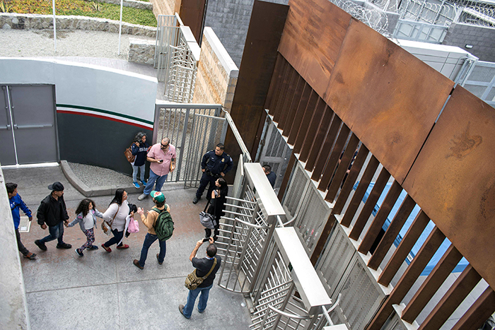 Imagen de referencia de las estaciones migratorias de México por las que pasan migrantes centroamericanos en su travesía hacia Estados Unidos y México. LA PRENSA /AFP /GUILLERMO ARIAS