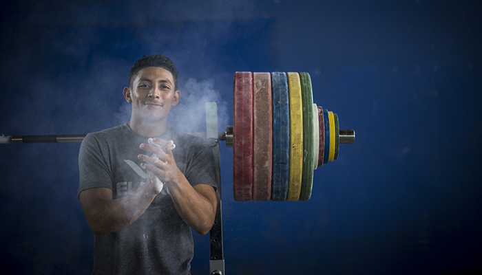 De Orlando Vásquez (hijo) se espera que gana medalla de oro durante los juegos centroamericanos que se realizarán en diciembre próximo. LA PRENSA/ ÓSCAR NAVARRETE