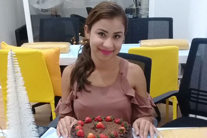 Suyén Massiel González celebró su último cumpleaños el 27 de noviembre. LA PRENSA / CORTESÍA