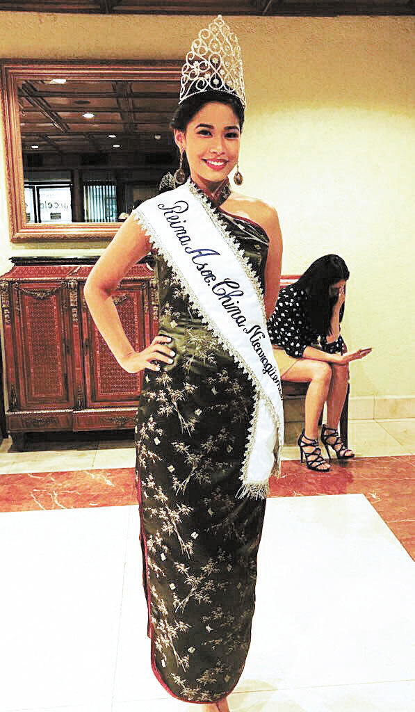 Olga Lucía Baca Joo, Reina de la Asociación China Nicaragüense 2017. LA PRENSA/Cortesía