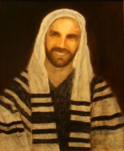 La imagen del Jesús Judío son las que suele pintar la artista de orígen nicaragüense