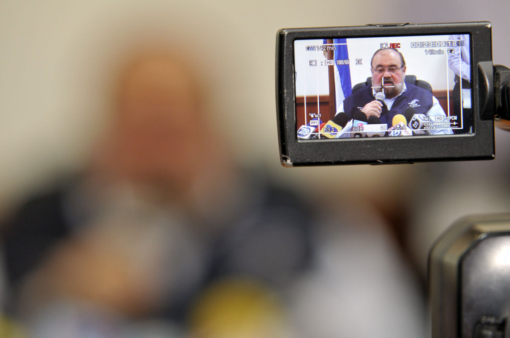 La inclusión de Roberto Rivas en la lista de personas corruptas y violadoras de derechos humanos de los Estados Unidos lo han puesto en el ojo de la tormenta tanto en Nicaragua como en Costa Rica. El magistrado presidente del Poder Electoral de Nicaragua no se ha pronunciado públicamente al respecto. LA PRENSA / Óscar Navarrete.
