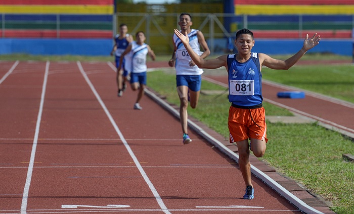 Juan Urbina sumó otra medalla dorada para el atletismo nicaragüense en los Juegos Paracentroamericanos Managua 2018. LA PRENSA/WILMER LÓPEZ