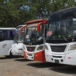 Menos buses del transporte urbano colectivo el día de la marcha en Managua Menos buses del transporte urbano colectivo el día de la marcha en Managua