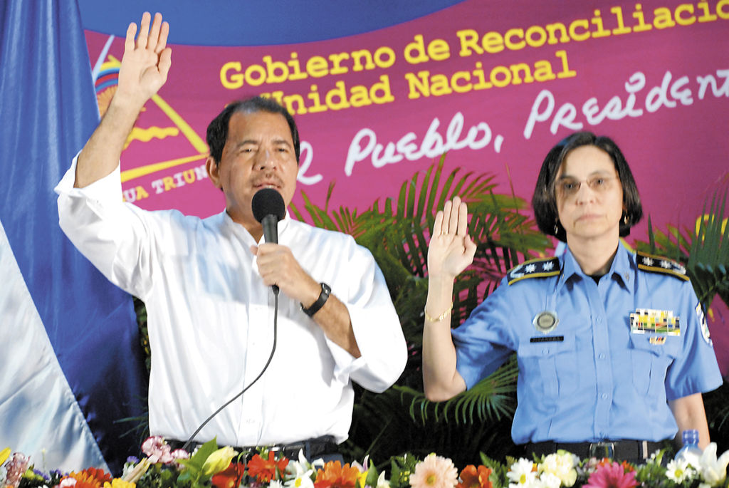 Primera comisionada Aminta Granera asumió en el 2006 la jefatura de la Policía Nacional, durante el gobierno de Enrique Bolaños y luego Daniel Ortega la mantendría “de facto” en otros períodos. LA PRENSA/ARCHIVO