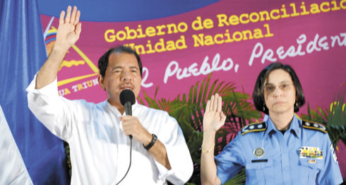 Primera comisionada Aminta Granera asumió en el 2006 la jefatura de la Policía Nacional, durante el gobierno de Enrique Bolaños y luego Daniel Ortega la mantendría “de facto” en otros períodos. LA PRENSA/ARCHIVO