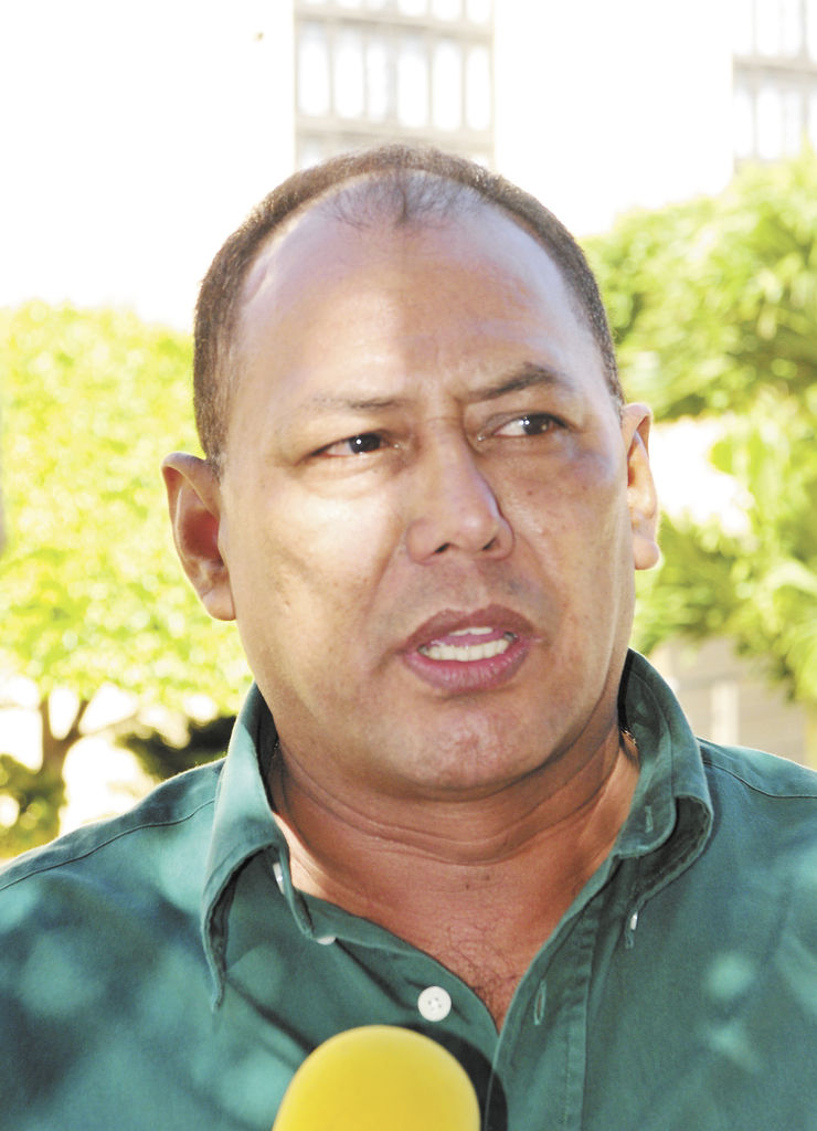 Filiberto Rodríguez, diputado del FSLN, a quien el director de Radio Darío acusa de dirigir la turba que llegó a quemar la radio. La Prensa/Manuel Esquivel