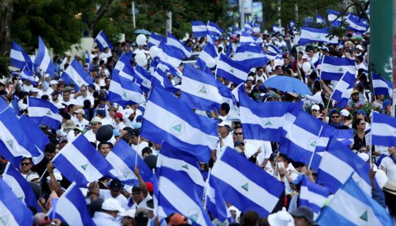 Protestas masivas en Nicaragua en contra del gobierno de Daniel Ortega. LA PRENSA/ JADER FLORES