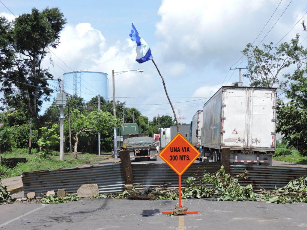 Tranques en Nicaragua