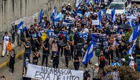 Miles de nicaragüenses marcharon este 30 de mayo en respaldo a las madres de los hijos asesinados por la lucha contra el régimen de Daniel Ortega. LA PRENSA/CARLOS VALLE