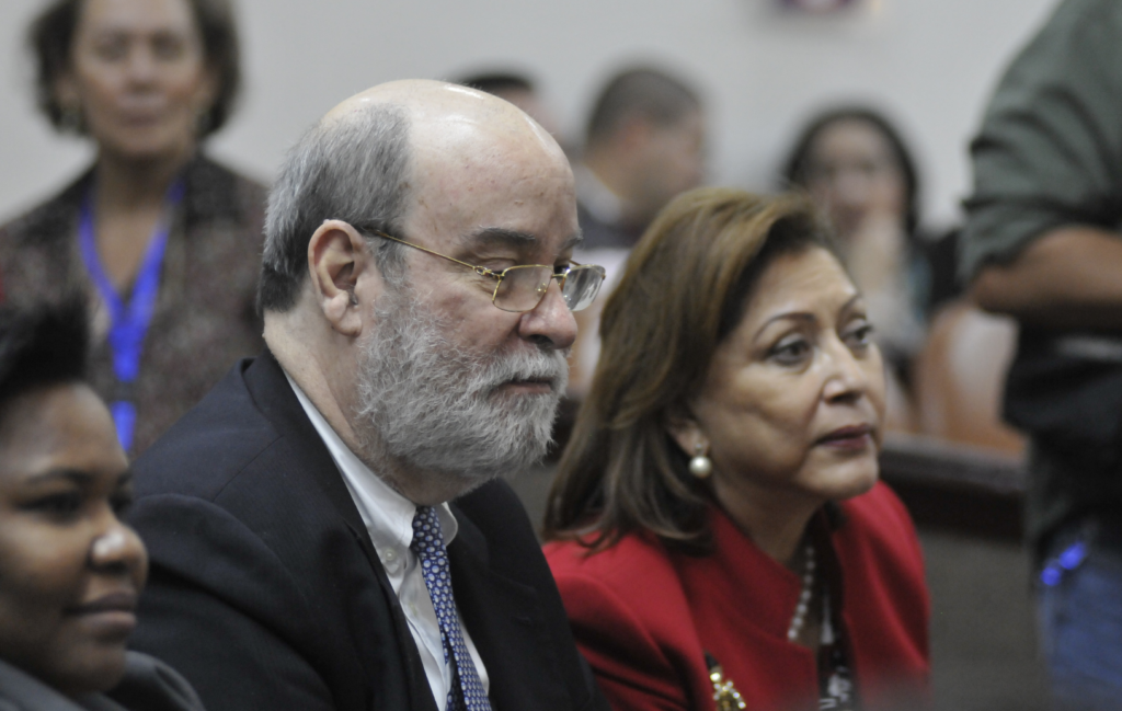 Rafael Solís Cerda, magistrado orteguista de y Alba Luz Ramos, presidenta de la Corte Suprema de Justicia. LA PRENSA/ ARCHIVO