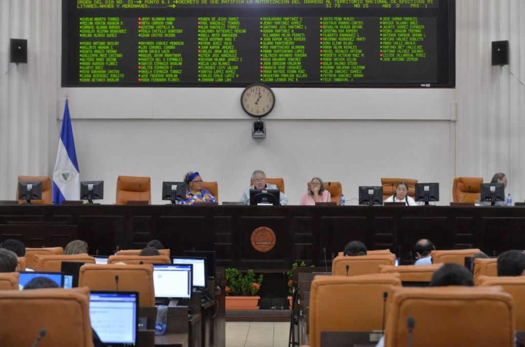 Los diputados del PLC votaron en contra de la entrada de militares a Nicaragua en los próximos meses, por considerarlo inoportuno. LA PRENSA/ JADER FLORES