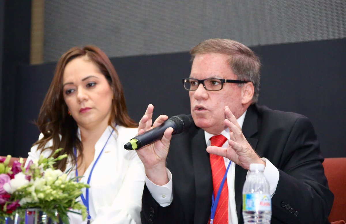 José Adán Aguerri, presidente del Cosep, durante su participación en la cumbre del SICA en República Dominicana. LA PRENSA/ TOMADO DE TWITTER