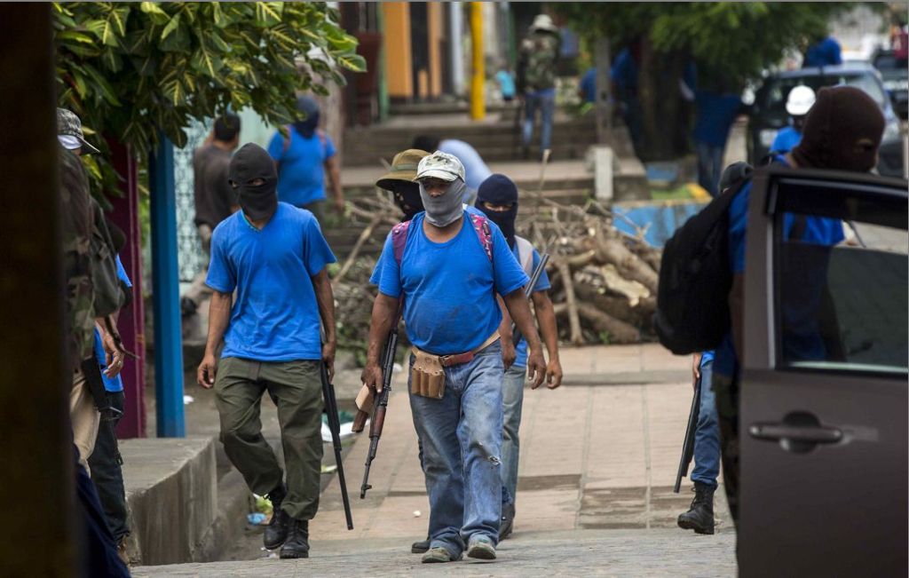 Paramilitares mantienen el control de diferentes departamentos de Nicaragua. LA PRENSA /EFE