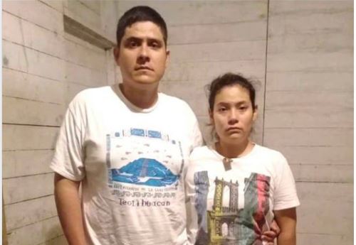 Cristian Fajardo, dirigente del Movimiento 19 de Abril en Masaya, junto a María Adilia Serrano. TOMADA DE FACEBOOK