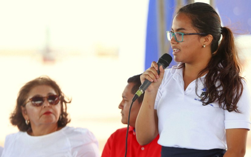 Los representantes de la Federación de Estudiantes de Secundaria son manipulados por el partido de gobierno. LA PRENSA/ TOMADA DEL 19