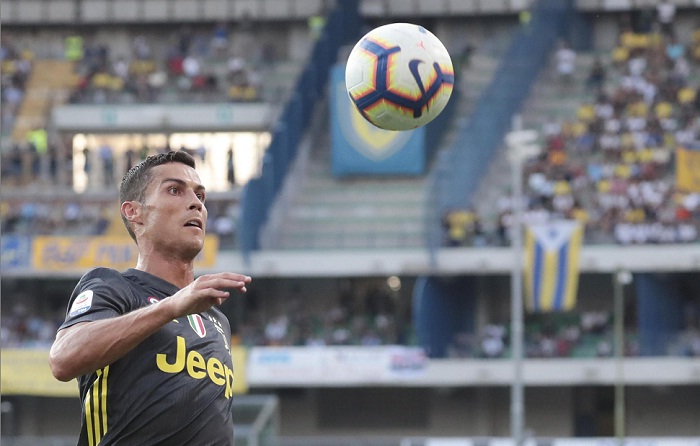 Cristiano Ronaldo debutó con el Juventus en la Serie A de Italia este sábado. LA PRENSA/EFE/EPA/FILIPPO VENEZIA