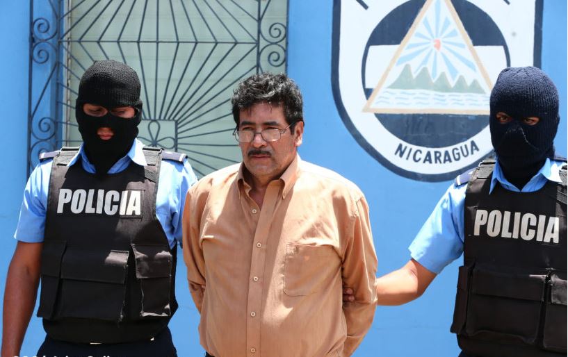 Juan Carlos Baquedano, de 61 años, alias "Mazámbulo", señalado de dirigir los tranques en Jinotega. TOMADO DE EL 19 DIGITAL