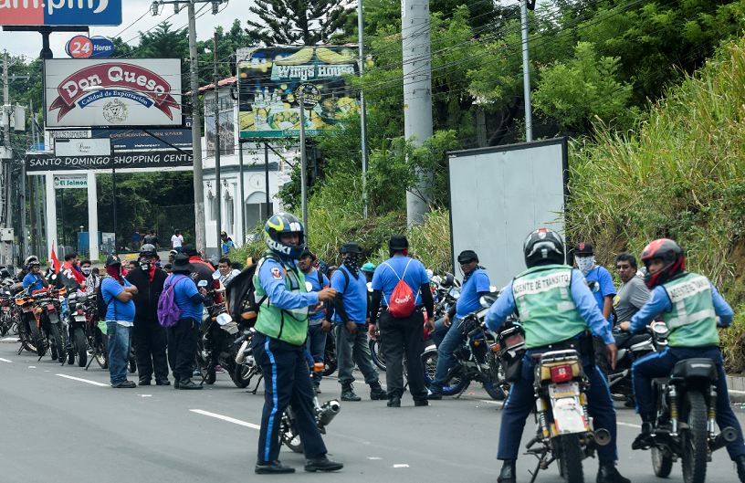 paramilitares, policía, Nicaragua