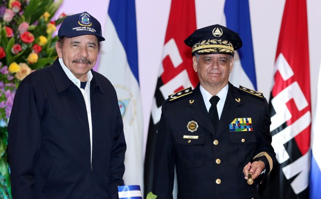 El comisionado general Francisco Díaz, director de la Policía Orteguista y consuegro de Daniel Ortega. LA PRENSA/ TOMADA DE EL 19