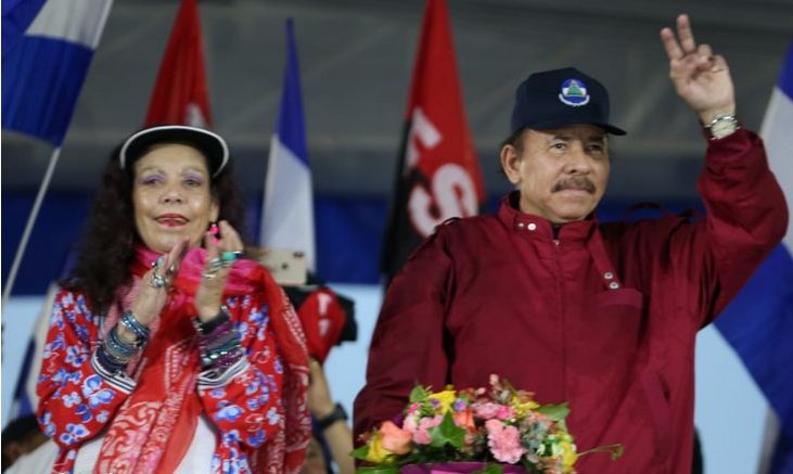 Los dictadores Rosario Murillo y Daniel Ortega. LA PRENSA/ ARCHIVO