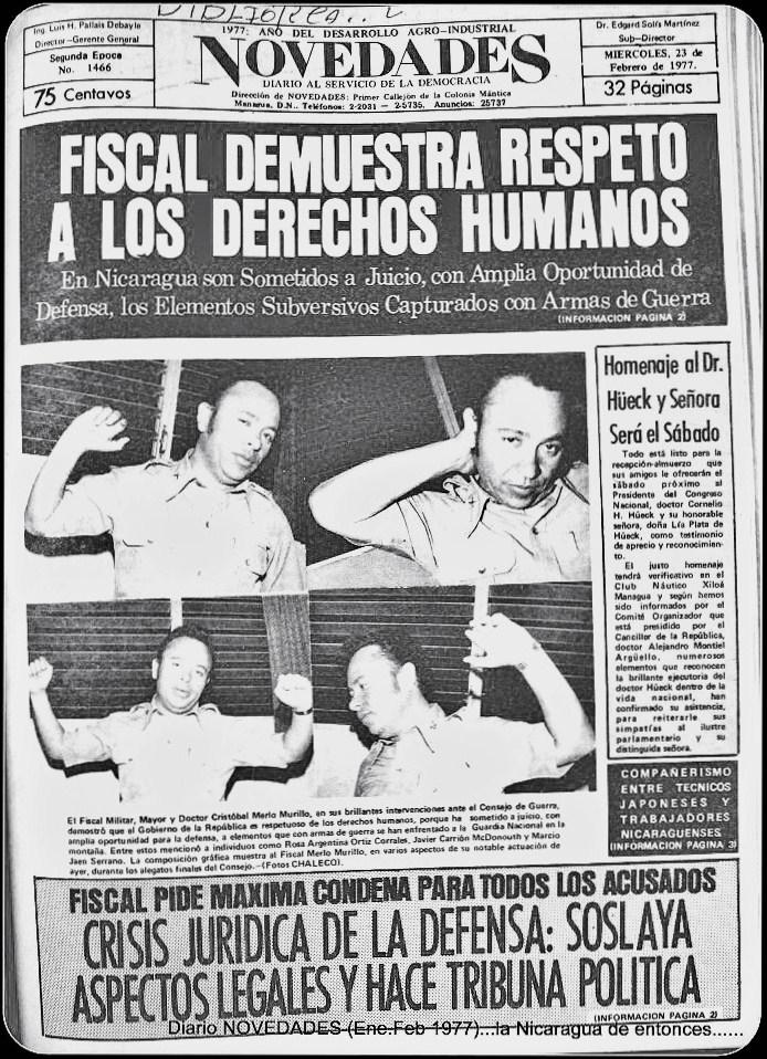 La dictadura somocista también se empeñaba en "demostrar" que los presos políticos recibían buen trato en las cárceles. En realidad eran torturados salvajemente. LA PRENSA/ CORTESÍA ARCHIVO AVIL RAMÍREZ