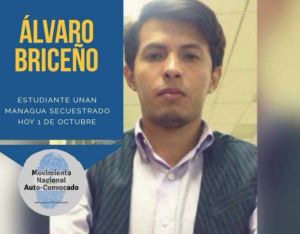 Álvaro Briceño era estudiante de la UNAN Managua. LA PRENSA/ TOMADA DE REDES SOCIALES