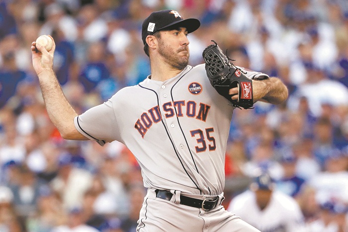 Justin Verlander abrirá por los Astros de Houston en el primer partido de la Serie de Campeonato de la Liga Americana. LA PRENSA/ARCHIVO