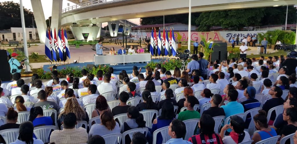 La inauguración del paso a desnivel de Las Piedrecitas duró menos de 20 minutos. LA PRENSA/ Tomada del 19 Digital